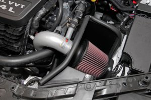 Chrysler 200 Performance Air Intake - K&N Engineering - 69 Series Typhoon - Silver - `12-`14